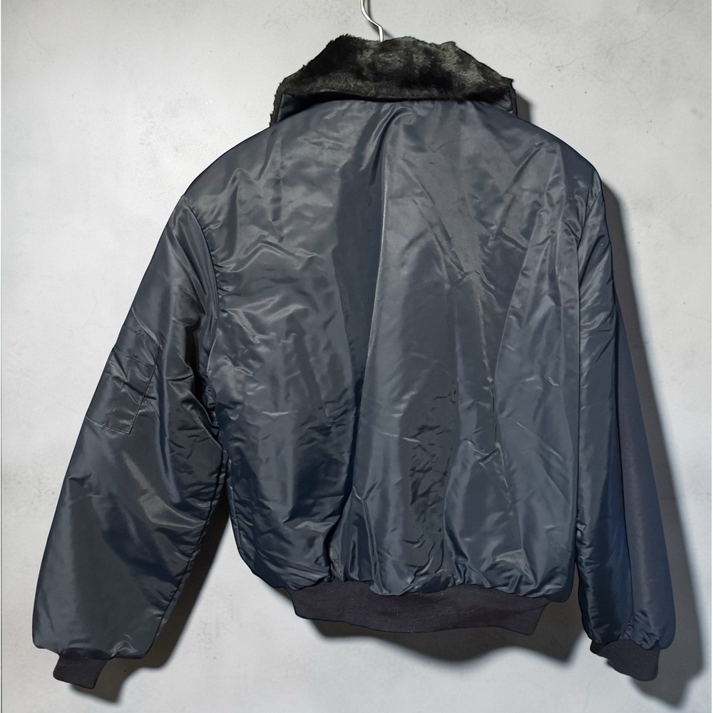 Vtg NWT Wear Guard Eastern Uniforms NEW Fleece Inside Blue Nylon Out Sz L Tub7 - Picture 2 of 8